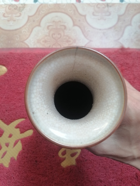 古玩陶瓷五彩人物故事花蘭瓶真品鑒賞圖