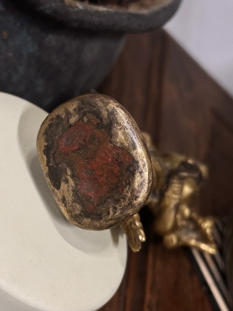 古玩銅器銅鎏金度母真品鑒賞圖