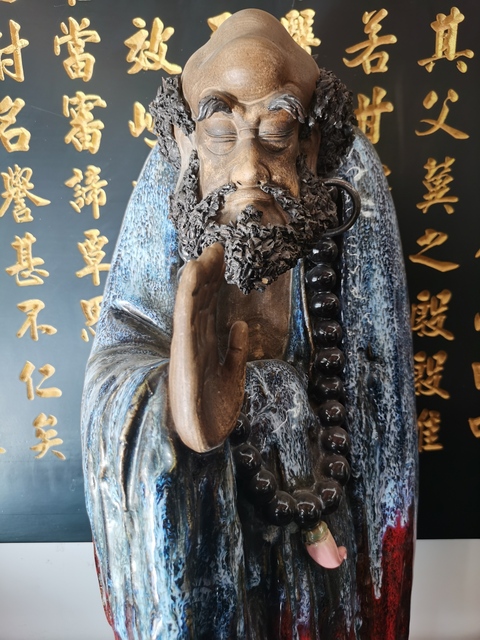 古玩陶瓷達(dá)摩真品鑒賞圖