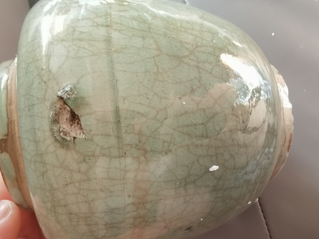 古玩陶瓷青釉罐真品鑒賞圖