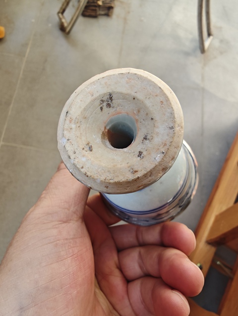 古玩陶瓷青花喜鵲登梅紋高足杯拍賣，當(dāng)前價(jià)格5500元