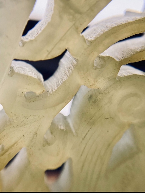 古玩玉器岫巖玉硯屏真品鑒賞圖