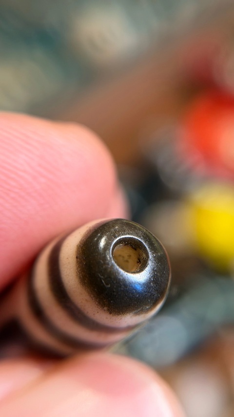 古玩玉器老料天珠真品鑒賞圖