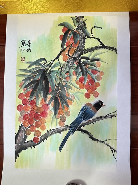 古玩字畫花鳥真品鑒賞圖