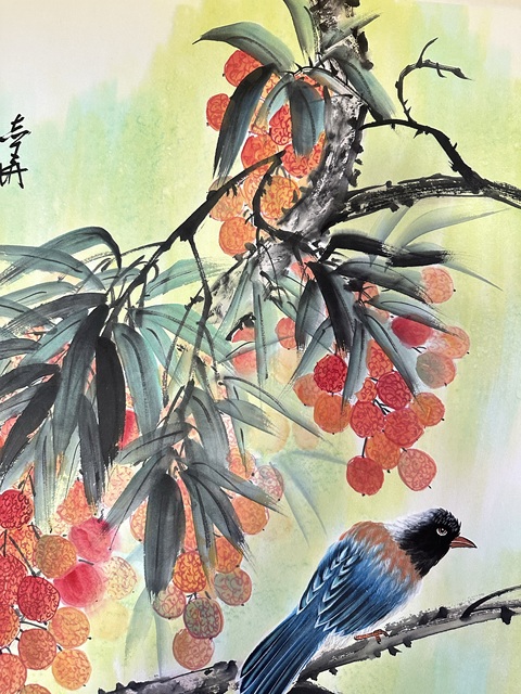 古玩字畫花鳥真品鑒賞圖