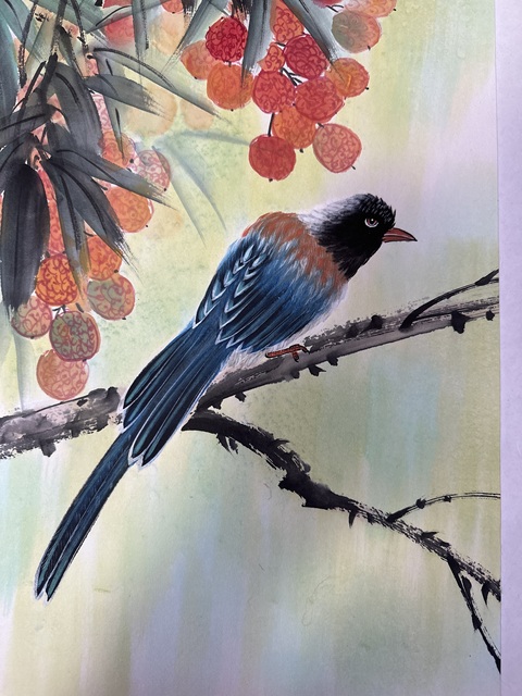 古玩字畫花鳥真品鑒賞圖