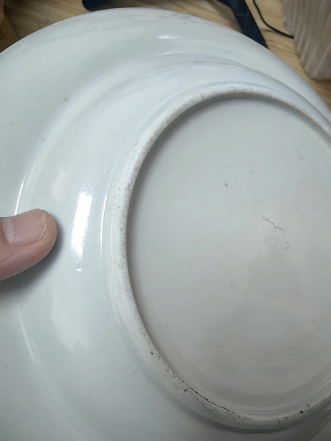 古玩陶瓷廣彩人物故事紋盤真品鑒賞圖