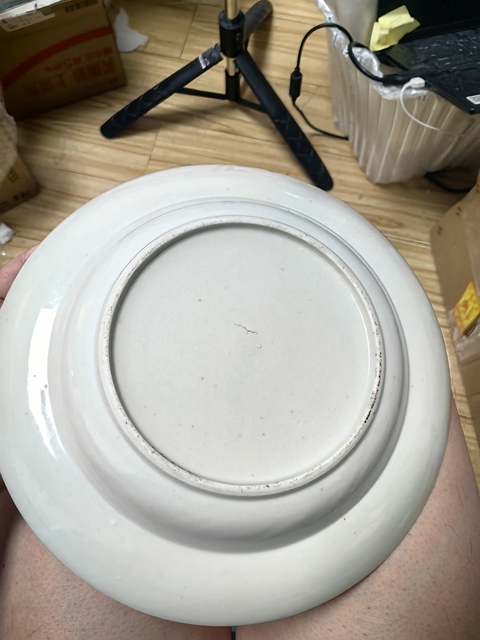 古玩陶瓷廣彩人物故事紋盤真品鑒賞圖