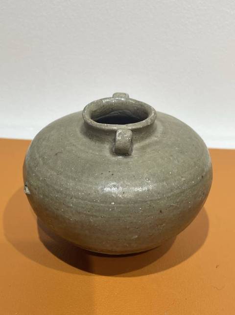 古玩陶瓷龍泉青瓷雙系罐真品鑒賞圖