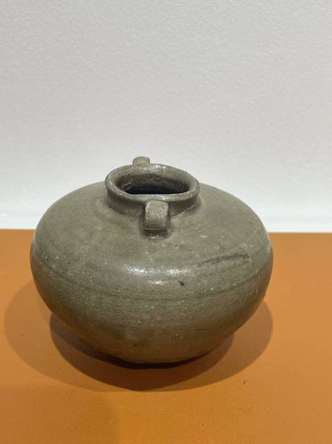 古玩陶瓷龍泉青瓷雙系罐真品鑒賞圖