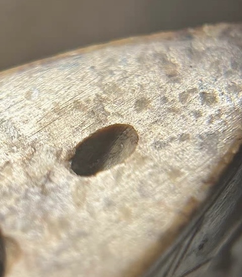 古玩玉器做舊仿漢代“玉劍珌”真品鑒賞圖