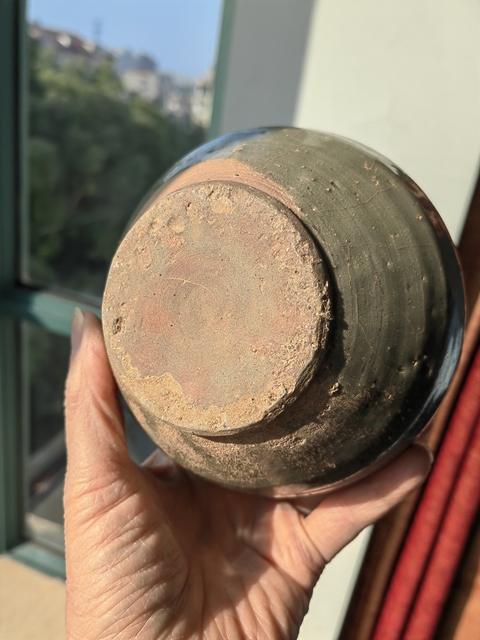 古玩陶瓷岳州窯青釉罐真品鑒賞圖