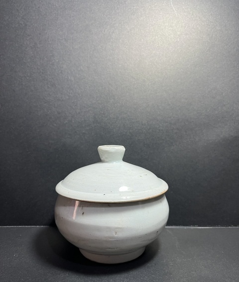 古玩陶瓷青白釉蓋罐真品鑒賞圖