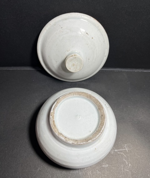 古玩陶瓷青白釉蓋罐真品鑒賞圖