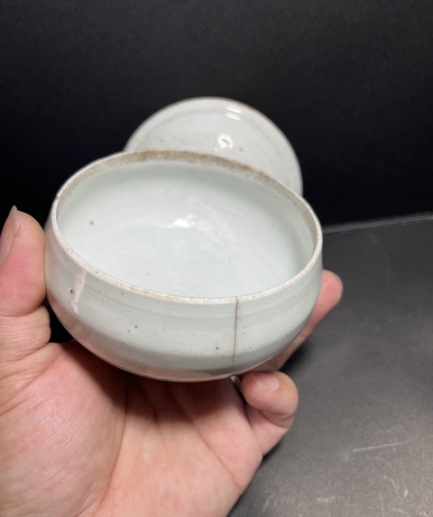 古玩陶瓷青白釉蓋罐真品鑒賞圖