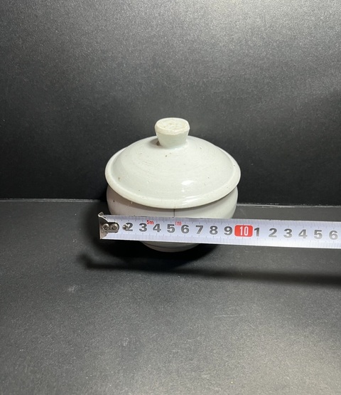 古玩陶瓷青白釉蓋罐真品鑒賞圖