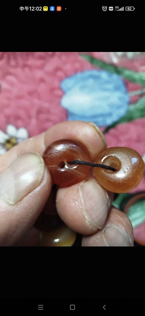 古玩玉器瑪瑙珠串真品鑒賞圖