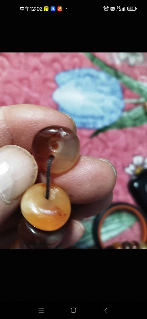 古玩玉器瑪瑙珠串真品鑒賞圖