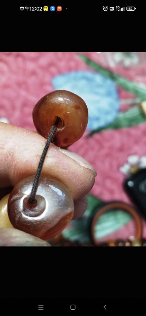 古玩玉器瑪瑙珠串真品鑒賞圖