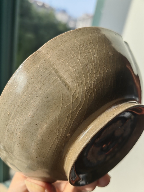 古玩陶瓷越窯青瓷葵口碗真品鑒賞圖