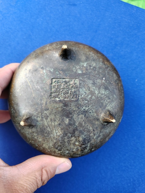 古玩銅器橋耳爐真品鑒賞圖