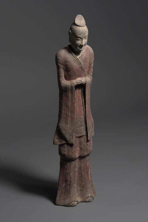 古玩陶瓷人物陶俑真品鑒賞圖