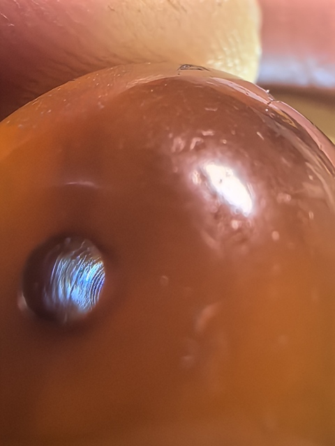 古玩玉器老瑪瑙珠真品鑒賞圖