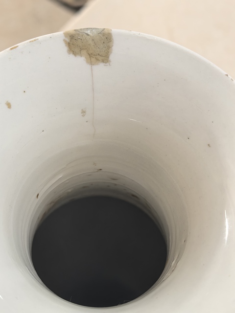 古玩陶瓷油粉彩壽星圖觀音瓶真品鑒賞圖