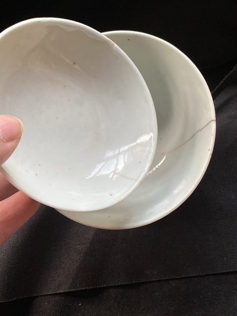 古玩陶瓷花卉紋粉彩蓋杯真品鑒賞圖