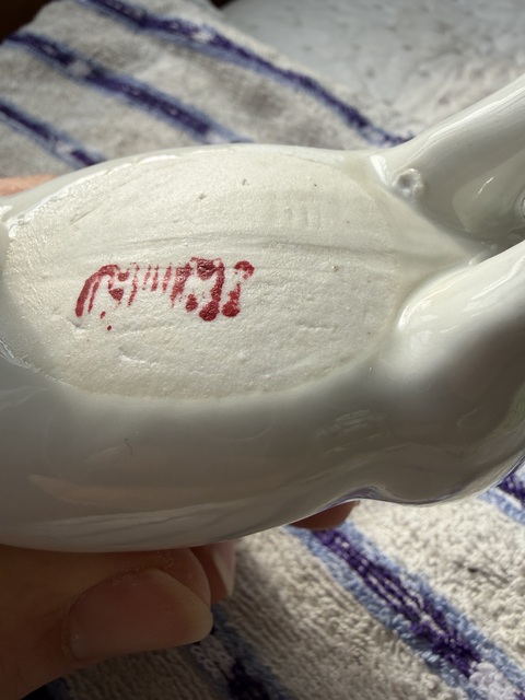 古玩陶瓷白釉馬塑像真品鑒賞圖