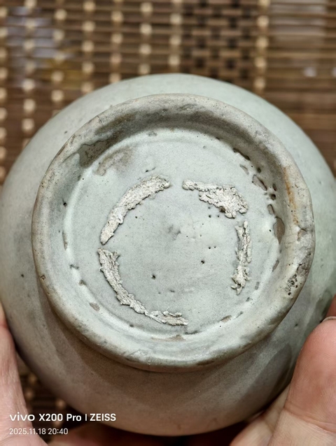 古玩陶瓷低齡頭青釉執壺真品鑒賞圖