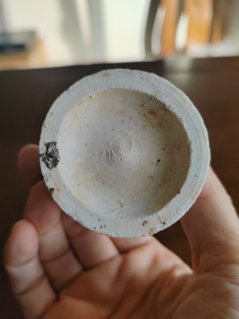 古玩陶瓷湖田窯影青釉撇口瓶真品鑒賞圖