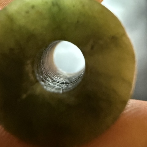 古玩玉器古玉文玩三通配珠真品鑒賞圖