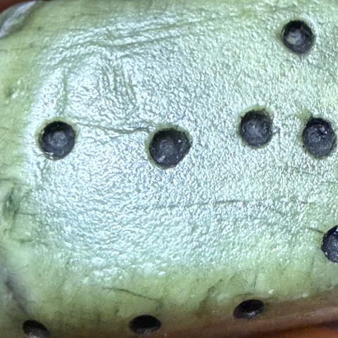 古玩玉器古玉文玩三通配珠真品鑒賞圖