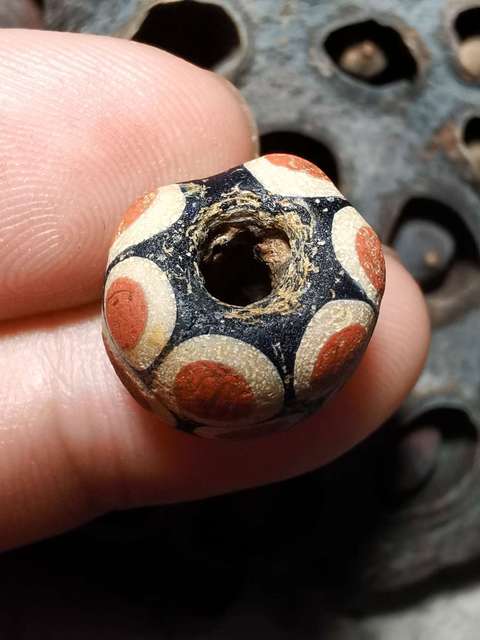 古玩玉器戰漢蜻蜓眼拍賣，當前價格3399元