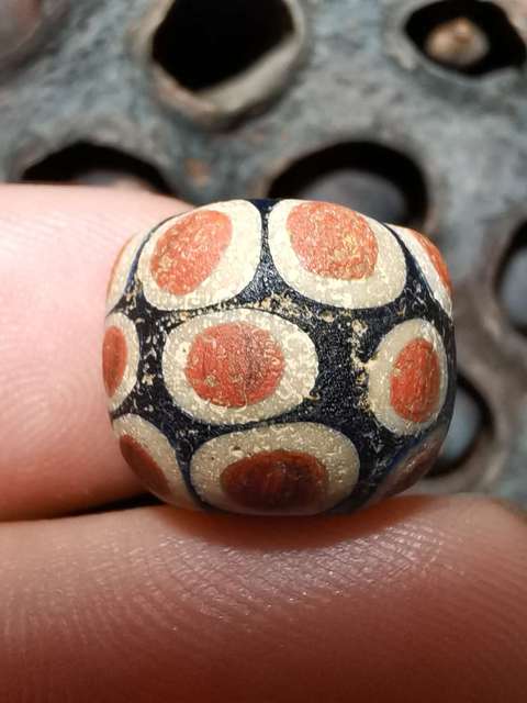 古玩玉器戰漢蜻蜓眼拍賣，當前價格3399元