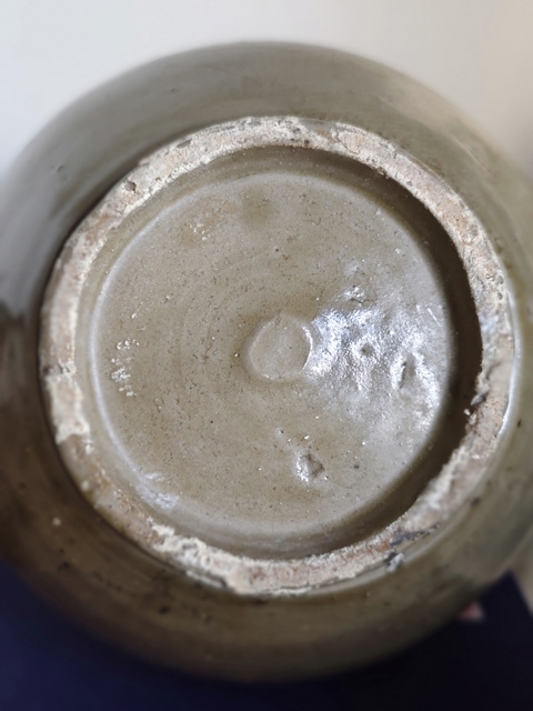 古玩陶瓷青釉持壺真品鑒賞圖