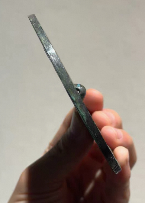 古玩銅器漢代家常貴福銅鏡真品鑒賞圖