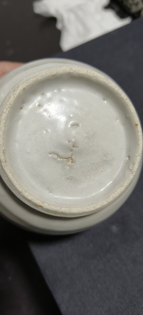 古玩陶瓷花卉紋青花蓋罐真品鑒賞圖