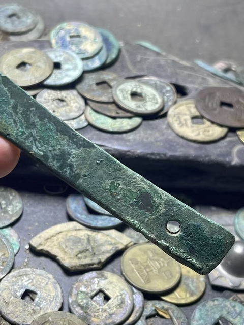 古玩銅器戰漢·削刀真品鑒賞圖