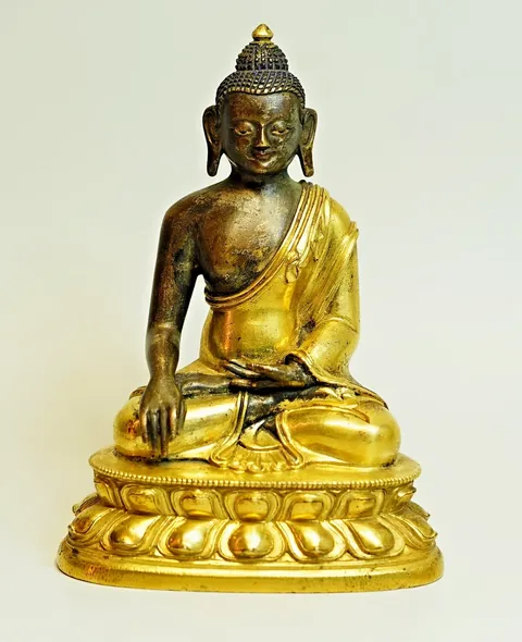 古玩雜項釋迦摩尼造像真品鑒賞圖