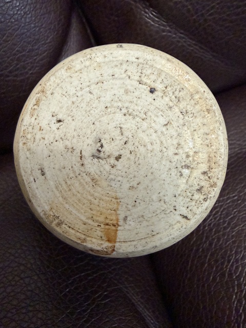 古玩陶瓷青花花卉紋罐真品鑒賞圖