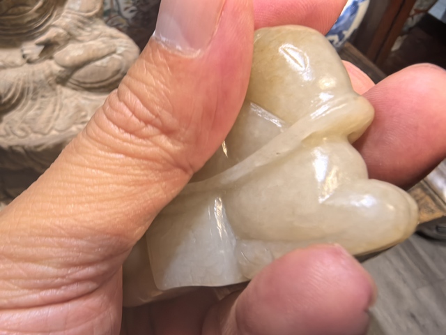 古玩玉器玉馬手把件真品鑒賞圖