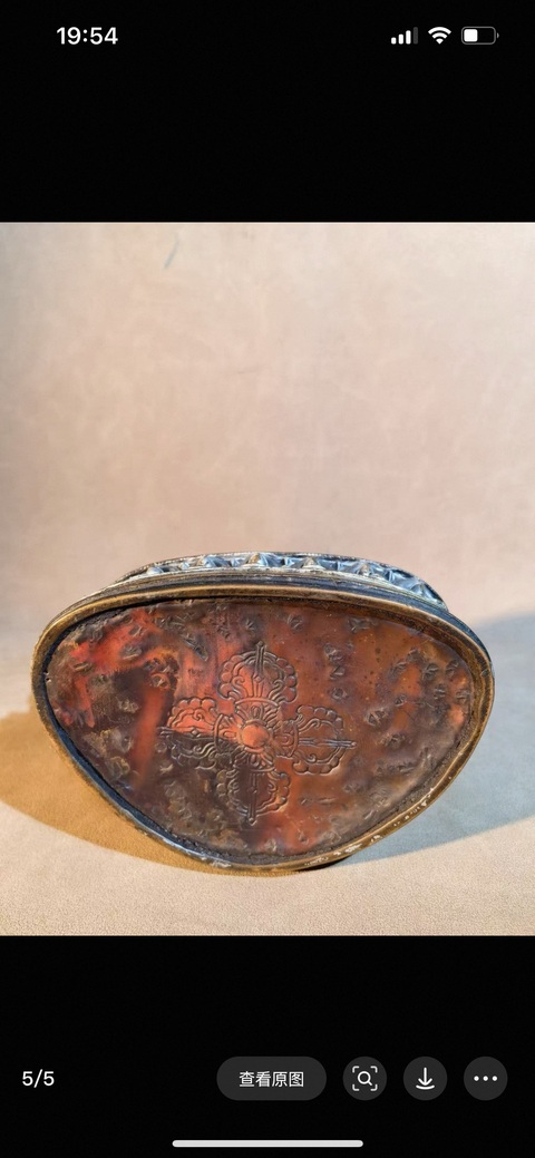 古玩銅器銅無量壽真品鑒賞圖