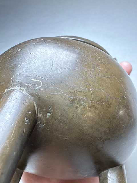 古玩銅器銅爐真品鑒賞圖