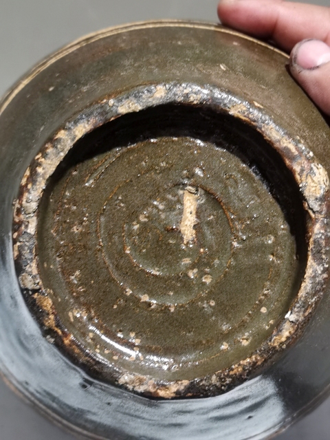 古玩陶瓷磁州窯剔刻花嘟嚕瓶真品鑒賞圖