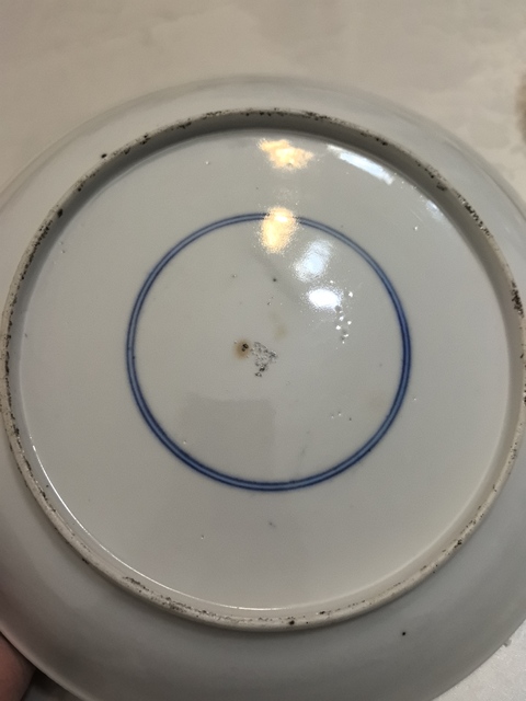 古玩陶瓷五彩盤真品鑒賞圖