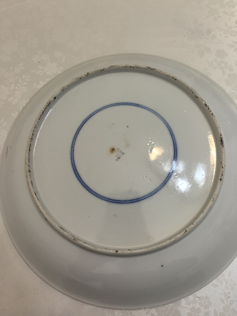 古玩陶瓷五彩盤真品鑒賞圖