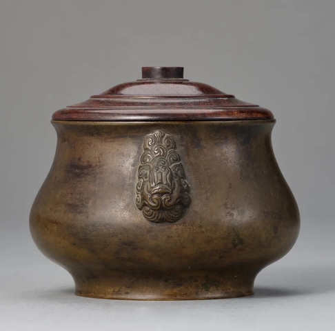 古玩銅器天雞耳爐真品鑒賞圖