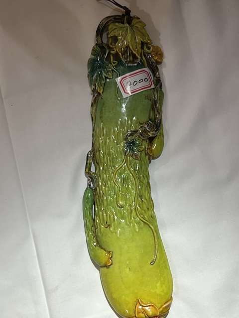 古玩陶瓷仿生瓷，仿清代甄宗元作品真品鑒賞圖